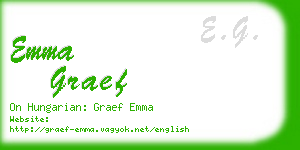 emma graef business card